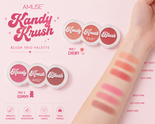 Amuse Kandy Krush Blush Palette